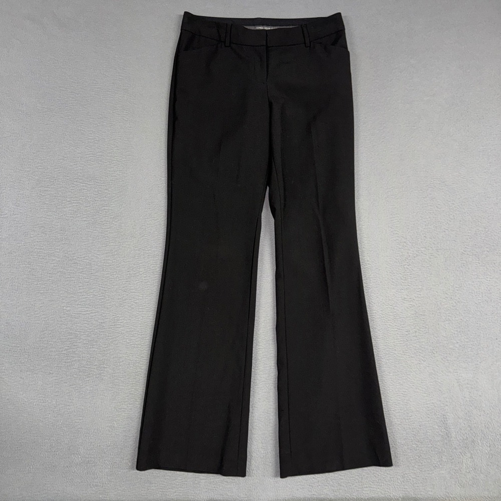 Express Pants Womens 2 Black Editor Bootcut Stretch Professional Trousers Dress